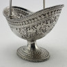 Pretty Victorian Sterling Silver Sugar Basket