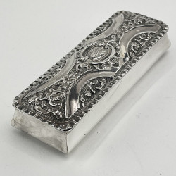 Victorian Sterling Silver Jewellery or Trinket Box