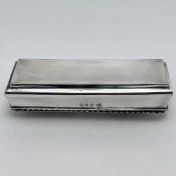 Victorian Sterling Silver Jewellery or Trinket Box