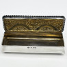 Victorian Sterling Silver Jewellery or Trinket Box