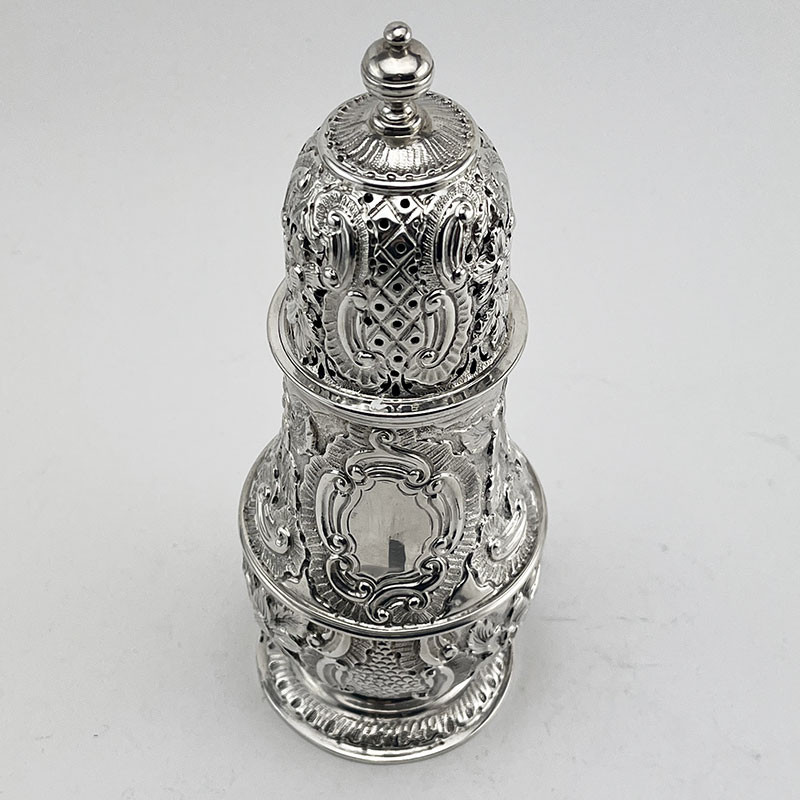 Impressive Victorian Sterling Silver Sugar Caster (1890)