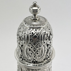 Impressive Victorian Sterling Silver Sugar Caster