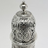 Impressive Victorian Sterling Silver Sugar Caster