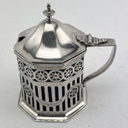 Georgian Style Chester Sterling Silver Mustard Pot (1912)