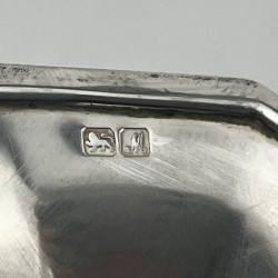 Georgian Style Chester Sterling Silver Mustard Pot