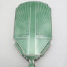 Smart Art Deco Style Sterling Silver Hand Mirror