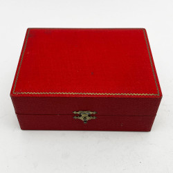 Modernistic and Heavy Gauge Sterling Silver Christening Set