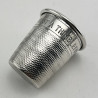 Novelty Sterling Silver Sewing Thimble Drinks Measure