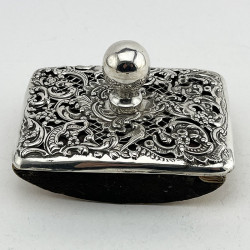 Edwardian Sterling Silver Desk Blotter (1901)