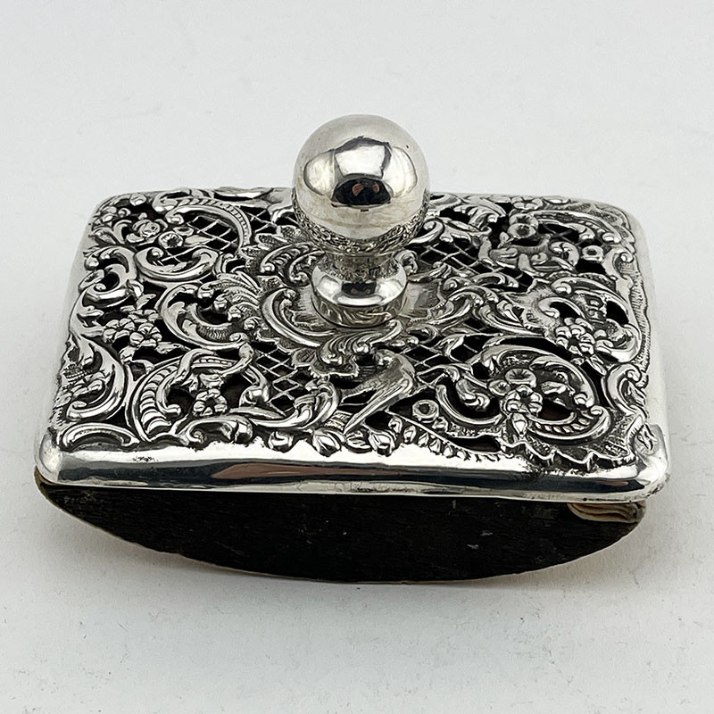 Edwardian Sterling Silver Desk Blotter (1901)