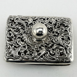 Edwardian Sterling Silver Desk Blotter