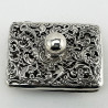 Edwardian Sterling Silver Desk Blotter