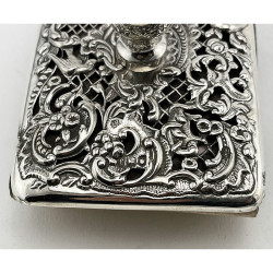 Edwardian Sterling Silver Desk Blotter