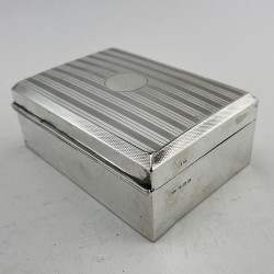 Sterling Silver Cigarette or Trinket Box