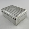 Sterling Silver Cigarette or Trinket Box
