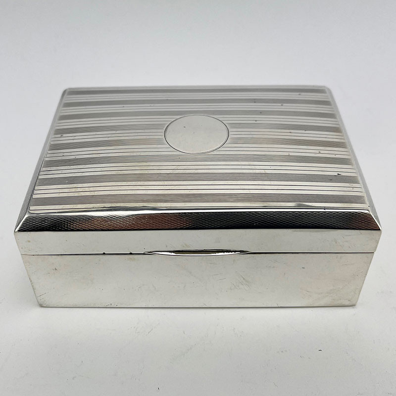 Sterling Silver Cigarette or Trinket Box (1917)