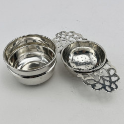 Sterling Silver Tea Strainer Made by Viners Ltd