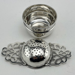 Sterling Silver Tea Strainer Made by Viners Ltd