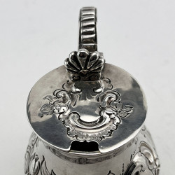 Pretty Victorian Sterling Silver Mustard Pot