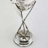 Unusual Chinese Export Sterling Silver Rowing Trophy or Goblet