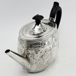 Good Quality Georgian Sterling Silver Teapot
