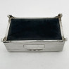 Engine Turned Sterling Silver Trinket or Cigarette Box