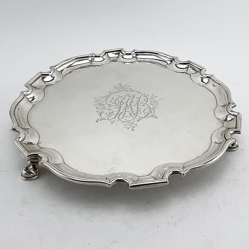 Good Quality George II Sterling Silver Salver