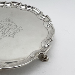 Good Quality George II Sterling Silver Salver