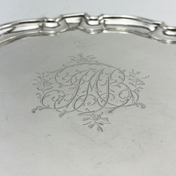 Good Quality George II Sterling Silver Salver