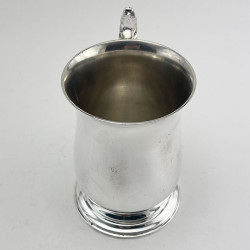 Good Gauge George III Style Sterling Silver Pint Mug