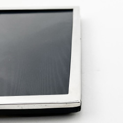 Plain Rectangular Antique Sterling Silver Photo Frame