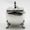 Good Gauge Late Victorian Sterling Silver Tea Caddy (1900)