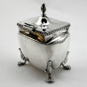 Good Gauge Late Victorian Sterling Silver Tea Caddy