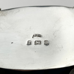 Good Gauge Late Victorian Sterling Silver Tea Caddy