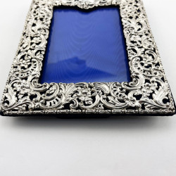 Impressive Late Victorian Sterling Silver Photo Frame