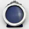 Round Chester Sterling Silver Edwardian Photo Frame