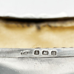 Smart Antique Sterling Silver Rectangular Jewellery or Trinket Box