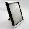 Stylish Plain Antique Sterling Silver Photo Frame (1919)