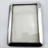 Stylish Plain Antique Sterling Silver Photo Frame
