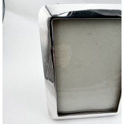 Stylish Plain Antique Sterling Silver Photo Frame