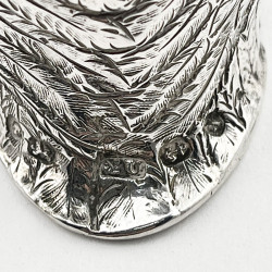 Beautiful Victorian Sterling Silver Owl Pepper Pot