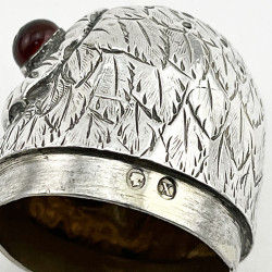 Beautiful Victorian Sterling Silver Owl Pepper Pot