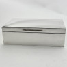 Plain Sterling Silver Cigarette or Trinket Box