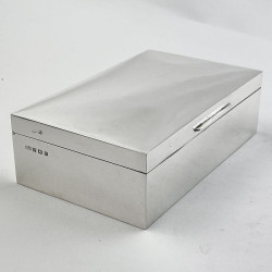 Plain Sterling Silver Cigarette or Trinket Box