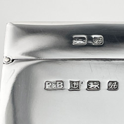 Plain Sterling Silver Cigarette or Trinket Box