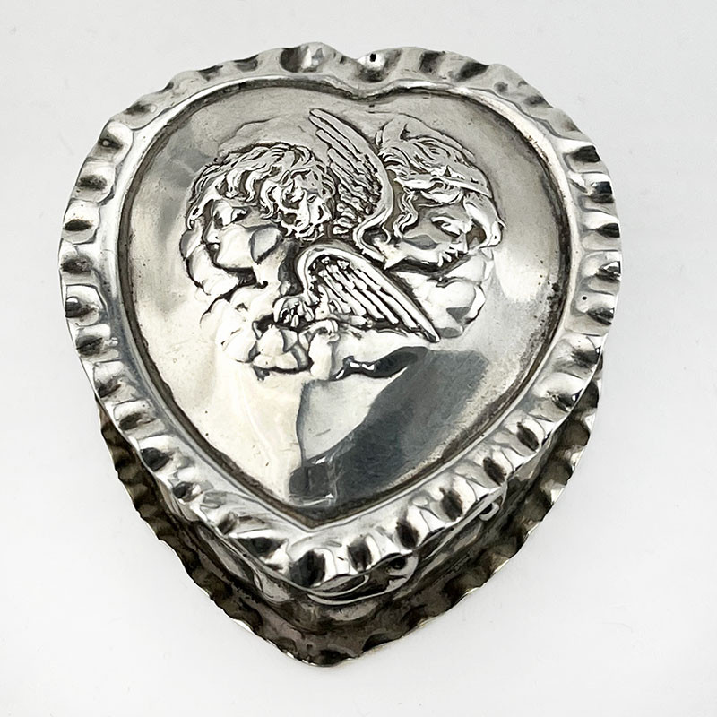 Victorian Sterling Silver Ring or Trinket Box (1898)