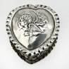 Victorian Sterling Silver Ring or Trinket Box (1898)