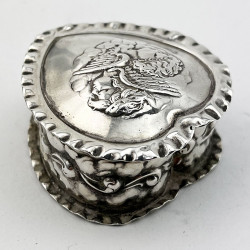 Victorian Sterling Silver Ring or Trinket Box