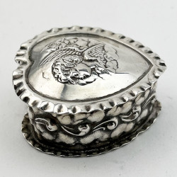 Victorian Sterling Silver Ring or Trinket Box