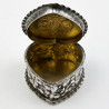 Victorian Sterling Silver Ring or Trinket Box